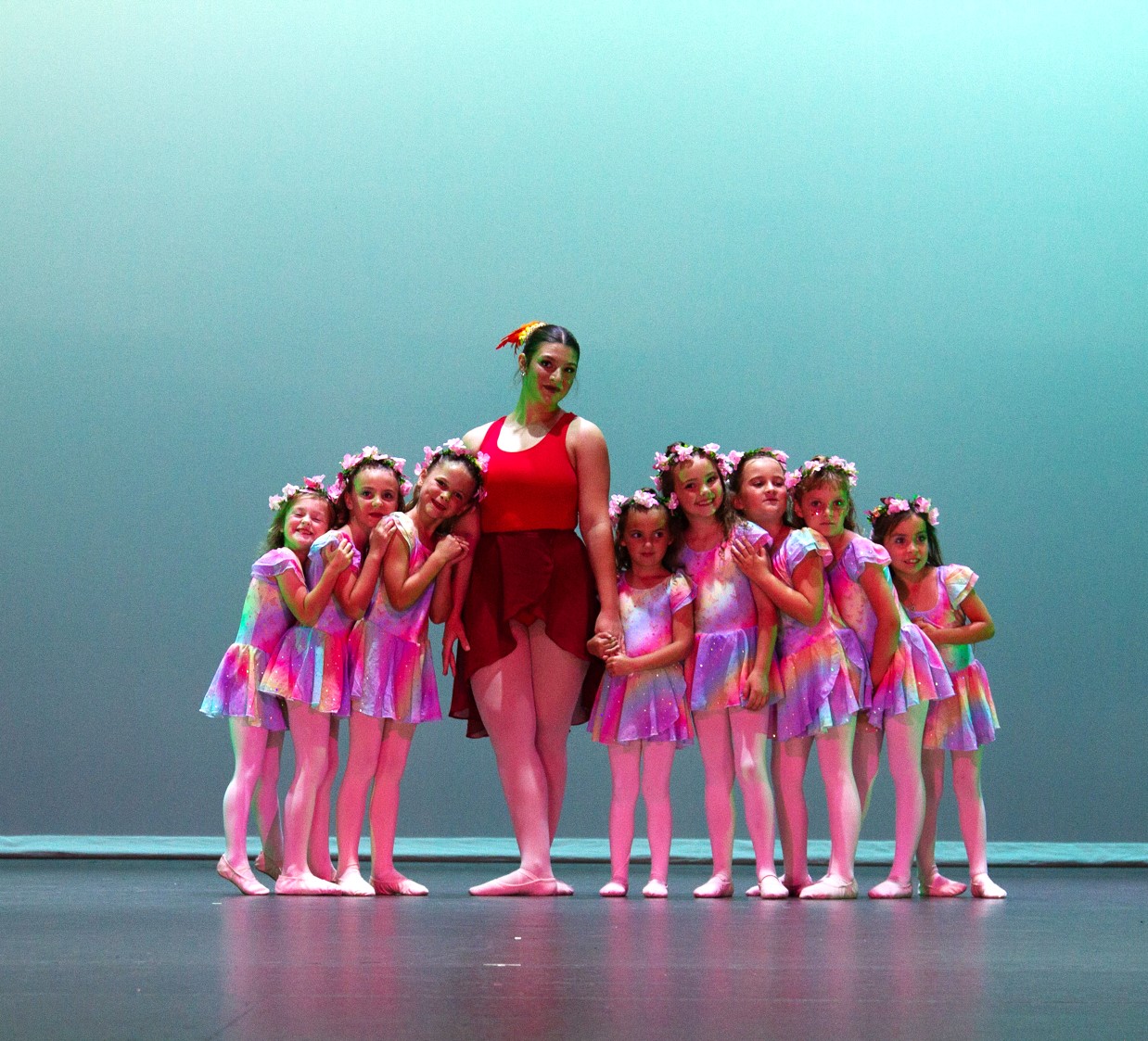 Pre-ballet dancers at Southern Oregon Dance Center